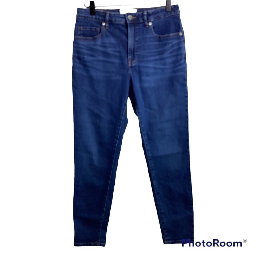 Everlane The Curvy High-Rise Crop Jeans Size 28 Blue - Picture 2 of 7